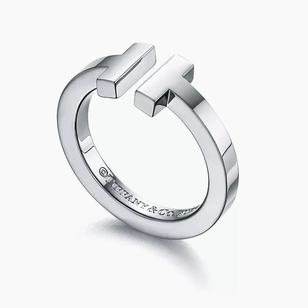 Tiffany T Square Ring in Sterling Silver - Picture 2 of 9